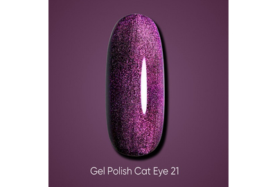 Гель-лак DARK Cat №21 кошачий глаз, 6 мл
