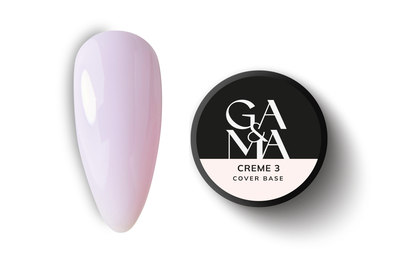 Камуфлирующая база GaMa Cover base №03 Creme, кремовая, 30 мл, Цвет: Розовый