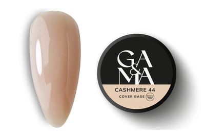 Камуфлирующая база GaMa Cover base №44 Cashmere, кашемир, 30 мл, Цвет: Бежевый