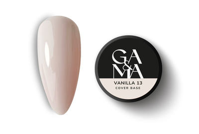 Камуфлирующая база GaMa Cover base №13 Vanilla, беж с молоком, 30 мл