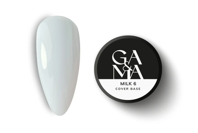Камуфлирующая база GaMa Cover base №06 Milk, молочная, 30 мл, Цвет: Молочный