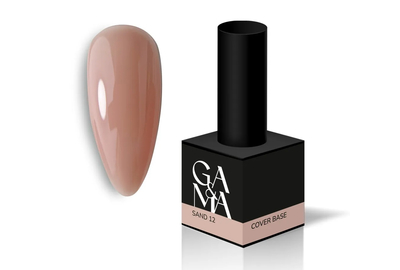 Камуфлирующая база GaMa Cover base №12 Sand, нюдовый, 15 мл, Цвет: Нюдовый