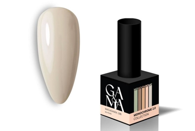 Гель-лак для ногтей GaMa Monochrome collection №196 Macadamia макадамия, 10 мл