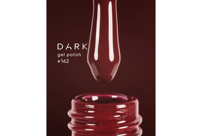 Гель-лак DARK №162, вишневый, 10 мл