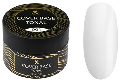 База для гель-лака FOX Tonal Cover Base №001 молочная банка, 30 мл
