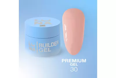 Гель Luna Gel Premium №30, светло-пурпурный, 15 мл