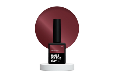 Гель-лак для ногтей NAILSOFTHEDAY Korean cat eye №14, кошачий глаз, 10 мл