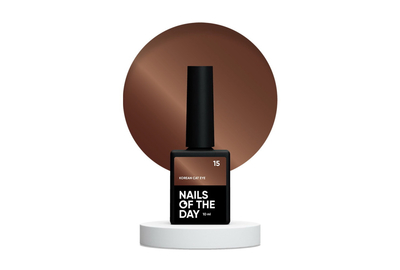 Гель-лак для ногтей NAILSOFTHEDAY Korean cat eye №15, кошачий глаз, 10 мл