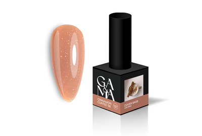 База цветная GaMa Cover base Colored №58 Cinnamon Coffee, кофе с корицей, 15 мл
