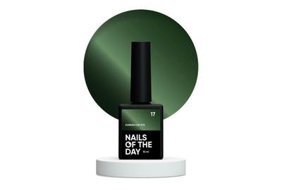 Гель-лак для ногтей NAILSOFTHEDAY Korean cat eye №17, кошачий глаз, 10 мл