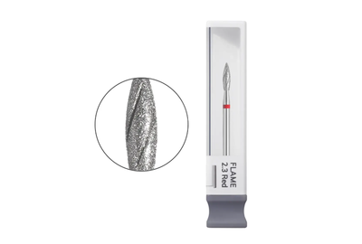 Насадка фреза алмазная GAMA Carbide COLD Flame Red 2.3, пламя красное