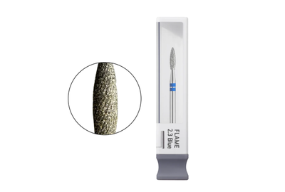 Насадка фреза алмазная GAMA Carbide PRO COLD Flame Blue 2.3 Blue, пламя синее