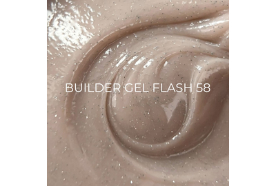 Гель для ногтей Edlen Builder Gel Flash №58, 30 мл