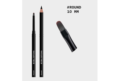 Кисть для геля BIBLIOTEKA round, 10 мм