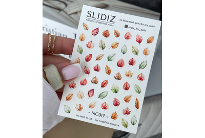 Слайдер дизайн SLIDIZ NC017 листья, без вырезания