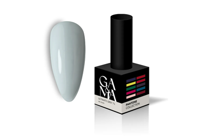 Гель-лак для ногтей GaMa Pantone №071 Ultimate Grey, серый, 10 мл
