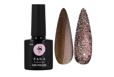 Гель-лак котяче око світловідбиваюючий SAGA Chameleon №06, 8 мл