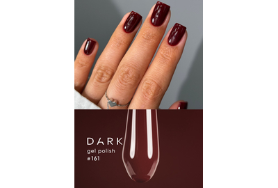 Gel polish DARK No. 161, cherry, 6 ml