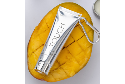 Touch Silver Line Mango Hand Cream, mango, with carabiner, 30 ml