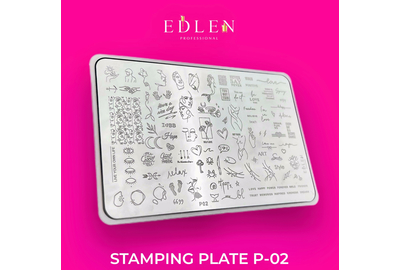Пластина для стемпинга Edlen №2 Mind inspiring