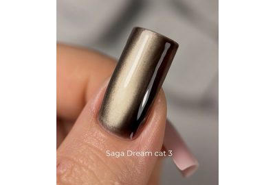 Гель-лак Saga Dream Cat Кошачий Глаз №03, 10 мл