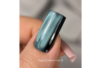 Гель-лак Saga Dream Cat Кошачий Глаз №08, 10 мл