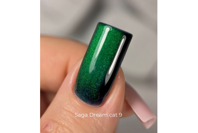 Гель-лак Saga Dream Cat Кошачий Глаз №09, 10 мл