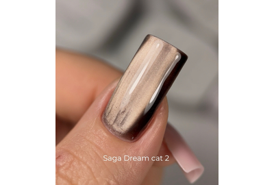 Гель-лак Saga Dream Cat Кошачий Глаз №02, 10 мл