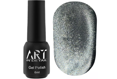 Гель-лак для ногтей ART Moonlight Cat №006, кошачий глаз, черный, 6 мл