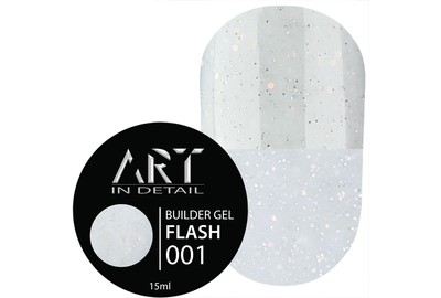 Гель для ногтей ART Builder gel Flash №001, 15 мл