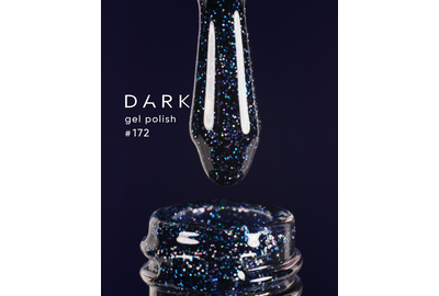 Гель-лак DARK №172, синій космос, 6 мл