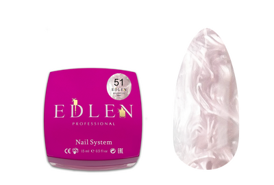 Гель для ногтей Edlen Builder Gel Pearl №51, 30 мл
