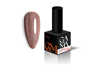 Гель-лак для ногтей GaMa Cat Color №004, кошачий глаз, телесный, 6 мл