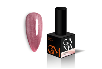 Гель-лак для ногтей GaMa Cat Color №005, кошачий глаз, розовый, 6 мл