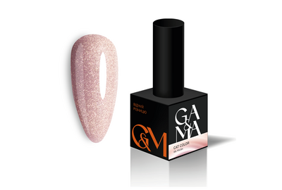 Гель-лак для ногтей Gemely Cat Color №009, кошачий глаз, золотой, 6 мл