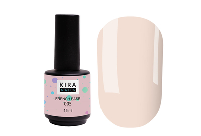 База Kira Nails French Base №005 светло-бежевый, 15 мл