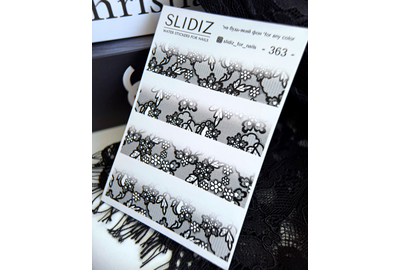 Слайдер дизайн SLIDIZ 363 черное кружево