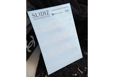 Слайдер дизайн SLIDIZ 366 белое кружево