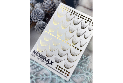 Слайдер дизайн Foil NF 69 зотой френч