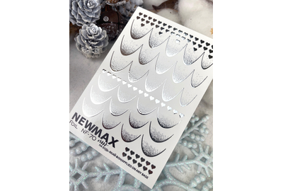 Слайдер дизайн Foil NF 70 серебряный френч