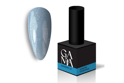 Камуфлирующая база GaMa Cover base Diamond №13, голубая, 15 мл