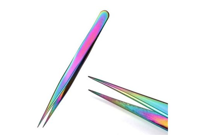 Пинцет Lilly прямой хамелеон