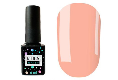 Гель-лак Kira Nails №048 персиково-розовая эмаль, 6 мл, Цвет: Розовый