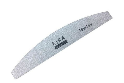 Пилка Kira Nails эконом полукруг 100/100