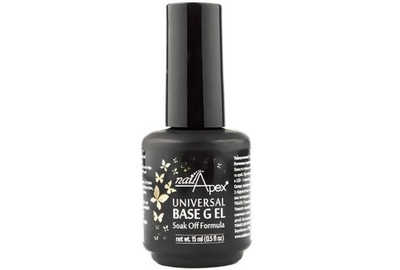 База каучуковая универсальная NailApex Soak Off UV Base Gel 15 мл, Обьем: 15 мл