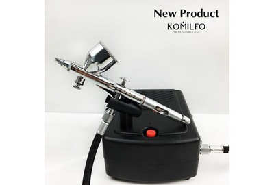 Комплект Komilfo с аэрографом AR-001 и компрессором AC-001