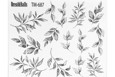 Слайдер дизайн для ногтей TM-687