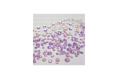 Стразы для ногтей Розовый опал разные размеры 720 шт