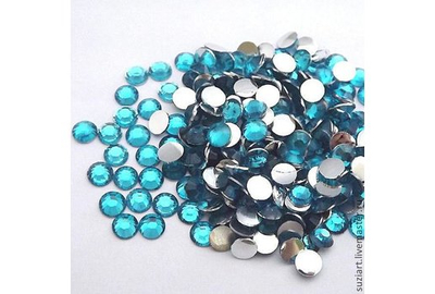 Стразы бирюза Ss4 100 шт