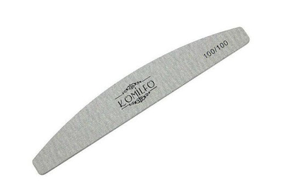 Пилка Komilfo полукруг серая 100/100